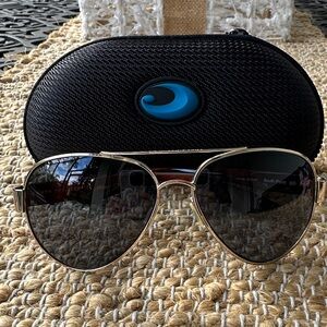 Costa Gold Aviator Sunglasses